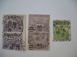 Tunisie Lot  Oblitération  Choisies  de EL Aroussa    Voir Scan - Used Stamps