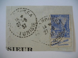 Tunisie  Oblitération  Choisie  de EL Aroussa  Sur Fragment   Voir Scan - Used Stamps