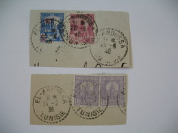 Tunisie  Oblitération  Choisies  de EL Aroussa  Sur Fragment   Voir Scan - Used Stamps