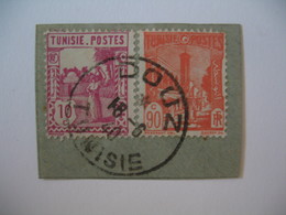Tunisie Lot Oblitération  choisies De Ebba-Ksour  Sur Fragment   voir Scan - Used Stamps