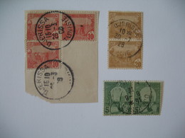 Tunisie Lot Oblitération  choisies De Djilma-Gare   Dont Fragment   voir Scan - Timbres-taxe