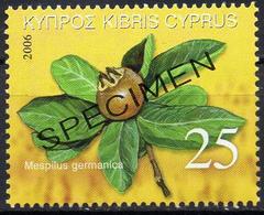 CYPRUS 2006 - 1v SPECIMEN - Mespilus Germanica - Mispel - Néflier - Fruits Trees Common Medlar Nispero Flora - Árboles