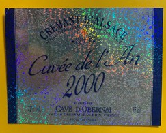 10924 - Crémant D'Alsace Cave D'Obernai Cuvée De L'An 2000 - Jahr 2000