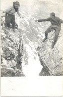 Urnerland - Bergsteigen Am Pfaffenturm               1910 - Escalade