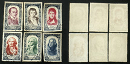 N° 867 à 872 Personnage Célèbre 1950 TB Oblit Cote 88€ - Used Stamps