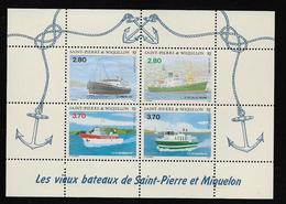 SAINT PIERRE ET MIQUELON  ( SPM - 237 )  1989  N° YVERT ET TELLIER  N° 4  N** - Blocchi & Foglietti