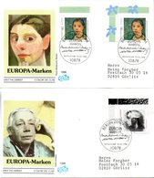 BRD 2 Schmuck-FDC "Europa: Berühmte Frauen" Mi.1854/55 ESSt 3.5.1996 BERLIN ZENTRUM - FDC: Covers