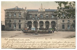 ANSBACH  Germany - Bahnhof, Railway Station, 1904. - Ansbach