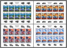 ANGOLA 2019 MNH Police Polizei Special Transports M/S - IMPERFORATED - DH1926 - Police - Gendarmerie