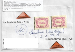 3099c: Heimatbeleg Nachnahmebrief Briefvorderseite 2301 Groß Enzersdorf 4.1.2000 - Gänserndorf