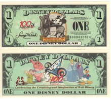 USA   DISNEY $ 1  MICKEY MOUSE   Serie A  2002    GENUINE - Collections