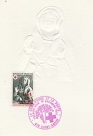 REUNION Carte Maximum Yvert 418 Croix Rouge 1/12/1973 - édition Edicha Pour Croix Rouge - - Covers & Documents