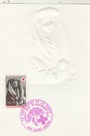 REUNION Carte Maximum Yvert 419 Croix Rouge 1/12/1973 - édition Edicha Pour Croix Rouge - - Covers & Documents
