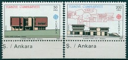Turquie - 1987 - Yt 2533/2534 - Europa - Architecture Moderne - ** - Ungebraucht