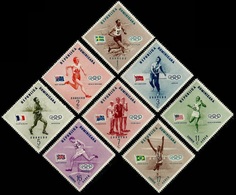 DOMINICAN REPUBLIC 1957 Sport: Summer Olympic Games '56, Set, MNH - Sommer 1956: Melbourne