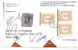 3096i: Heimatbeleg 2842 Edlitz, Nachnahmebeleg- Briefvorderseite 28.4.2000 - Neunkirchen