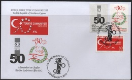 Northern Cyprus (Turkish) - 2013 (FDC) Anniversaries/Events-Anniversaires/Evénements-Jahrestage/Ereignisse - Usados