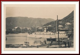★★ HONNINGSVAAG.  ** HOSPITALSKIB VIKING* *  NORGES RØDE KORS ★★ STEAMER  VIKING In HARBOUR. RED CROSS ★★ - Norvège