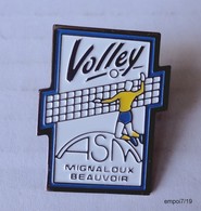 Pin's  VOLLEY BALL -  CLUB ASM MIGNALOUX BEAUVOIR 86 - Volleybal