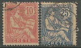 CRETE N° 6 Et 9 OBL - Used Stamps