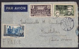 CONGO - Lettre Par Avion Mixte Avec AEF De Dolisie Pour L'Indre Et Loire Du 23 Mai 38 - Covers & Documents