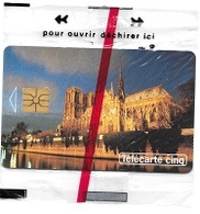 Télécarte  N S B  5 U, NOTRE  DAME  DE  PARIS, GN 45, 6000 Ex, 06 / 94 - Telefoonkaarten Voor Particulieren
