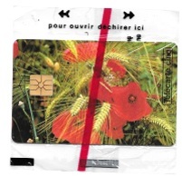 * Télécarte  N S B  5 U, COQUELICOTS, GN 60, 6000 Ex, 06 / 94 - Phonecards: Private Use