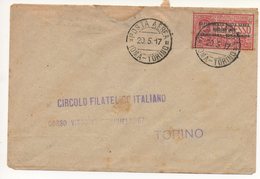 AIR MAIL LETTER 20 05 1917 #172 - Marcophilie (Avions)