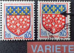 R1591/71 - 1962 - BLASON D'AMIENS - N°1352 NEUF* - VARIETE ➤➤➤ Ligne Blanche Séparant L'écusson - Used Stamps