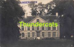 CPA CARTE DE PHOTO FOTOKAART LOVENDEGEM LOVENDEGHEM VINDERHOUTE CHATEAU - Lovendegem