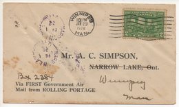AIR MAIL LETTER 23 01 1928 #92 - Lettres & Documents