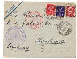 AIR MAIL LETTER 25 12 1937 #157 - Marcophilia (Zeppelin)