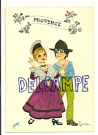 Couple D'enfants. Provence. Signée Valérie Aslan. YVON - Aslan