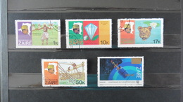 Afrique > Congo - Kinshasa > Zaïre : 5 Timbres Oblitérés - Gebruikt