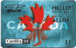 Canada - Bell - Hello! - CardEx '95, Remote Mem. 1$, 08.1995, 2.000ex, Mint - Canada