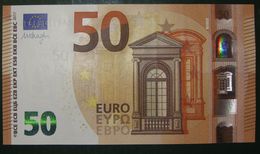 50 EURO S021D4 Italy DRAGHI Serie SB Ch 41 Perfect UNC - 50 Euro
