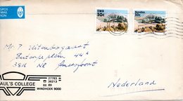 NAMIBIE.  N°649 De 1991 Enveloppe Ayant Circulé. Mine. - Fabbriche E Imprese