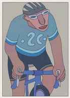 Cpm 1741/355 ERGON - Homme à Bicyclette  - Vélo - Cyclisme - Bicycle - Illustrateurs - Illustrateur - Ergon