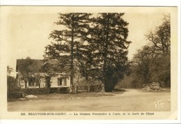 Carte Postale Ancienne Beauvoir Sur Niort - La Maison Forestière à L'orée De La Forêt De Chizé - Beauvoir Sur Niort