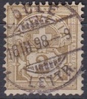 SUISSE 1894:  Type Chiffre ZNr 58B, Superbe Oblitération Locle-Lettr. Du 16.III.98 - Oblitérés