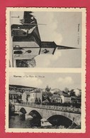 Vierves - L'Eglise Et Le Pont Du Viroin - Carte Postale 2 Vues - 1955 ( Voir Verso ) - Viroinval