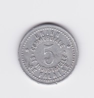 Nécessité. 5 Centimes  Union Commerciale De Falaise  1921 TTB+ - Abarten Und Kuriositäten