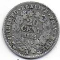 20c Cérès  1851 A - E. 20 Centimes