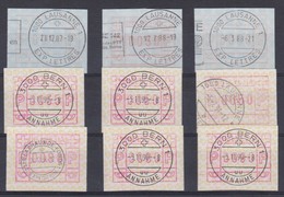 SUISSE   'SUPERBES OBLITERATIONS':   Lot De Timbres D'automates Avec Oblitérations De Lausanne Et De Bern - Timbres D'automates