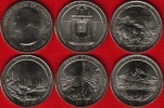 USA Set Of 5 Quarters: "America The Beautiful" 2010 P UNC - 2010-...: National Parks