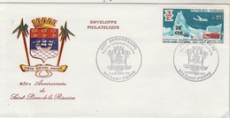 REUNION Yvert 380 Sur Lettre Cachet Illustré  Foire Internationale St Pierre 1970 - Lettres & Documents