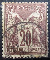 FRANCE              N° 67              OBLITERE - 1876-1878 Sage (Type I)