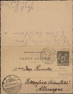 World Exposition - Expo Mondiale - Entier Voyagé - Used Postal Stationery - 1900 – Paris (Frankreich)