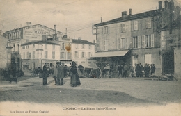 CPA - France - (16) Charente - Cognac - Place Saint-Martin - Cognac