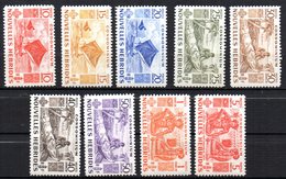 Col 15 Nouvelles Hebrides  N° 145 à 154 Sauf 153  Neuf  X MH  Cote : 48,00 € - Nuevos